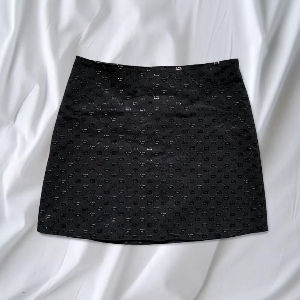 Black Y2K Mini Skirt